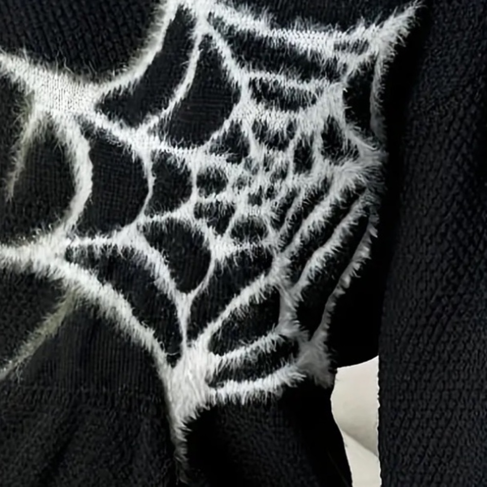 Super Soft Spider Web Perfect for Halloween Sweater - Picture 5 of 15